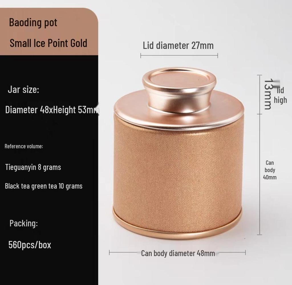 Compact Sealed Tea Canister for Single Brew - Portable and Reusable