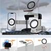 Universal Magnetic Phone Holder Travel Essentials Flexible Rotation Hands-Free Airplane Phone Mount for IPhone16 Pro Max Series