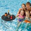 Float Pool Beverage Holder Hot Tub Drink Tray Ice Bar with 5 Holes Floating Spa Hot Tub Drink Tray Pool Party Ice Storage Tank