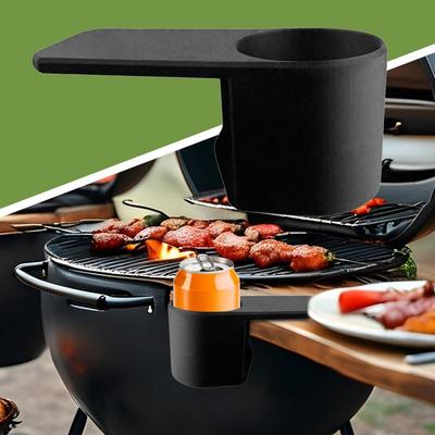 Magnetic Beverage Holder Barbecue Beverage Rack Portable Cup Rack For Picnic Outdoor Cooking Tailgating Camping BBQ Backyard