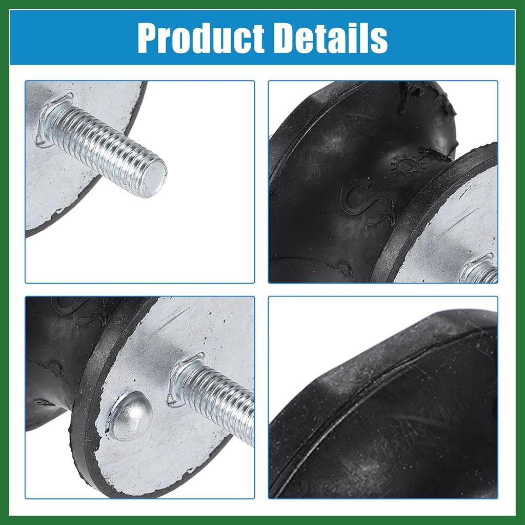 Motoforti No.22316799331 Rear Engine Transmission Mount Kit for BMW 1 Series M 3.0L 2011 Metal Rubber Black Long-lasting