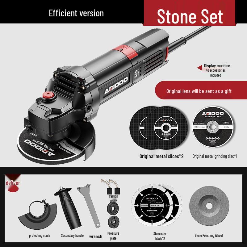 Német Multifunkcionális Sarokcsiszoló: Otthoni és ipari használatra köszörüléshez, polírozáshoz és vágáshoz.