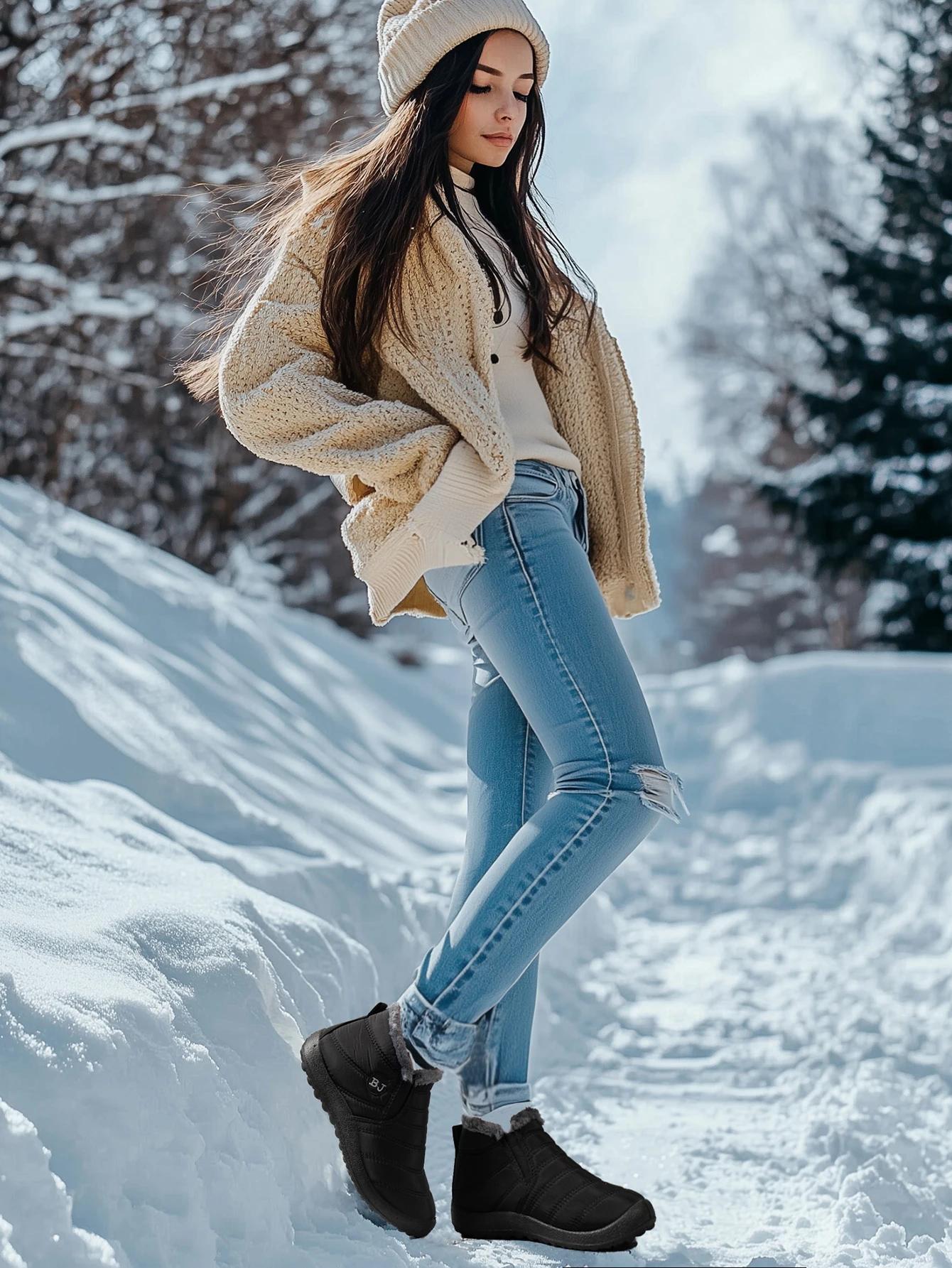 Зимние тканевые туфли Старого Пекина — фото 7