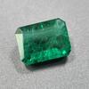Certified Natural Zambian Green Emerald 10.20 Ct Emerald Cut Loose Gemstone