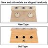 Healing Therapy Massager Bamboo Mild Moxibustion Box Moxa Roll Stick Burner Holder Case(3 Holes