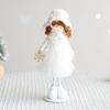 Christmas Angel Doll Ornaments Tabletop Small Plush Fairy Elf Figurine for Thanksgiving New Year Birthday Wedding Valentine's Day Party Decoration