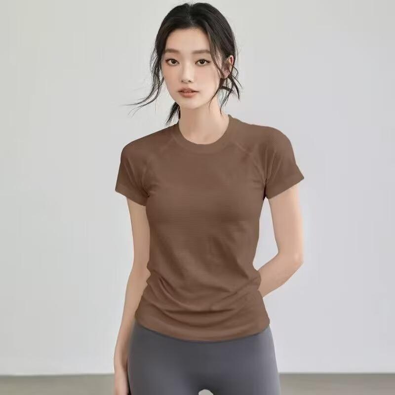 Women s Quick-Dry Slim Fit Yoga Running T-Shirt S