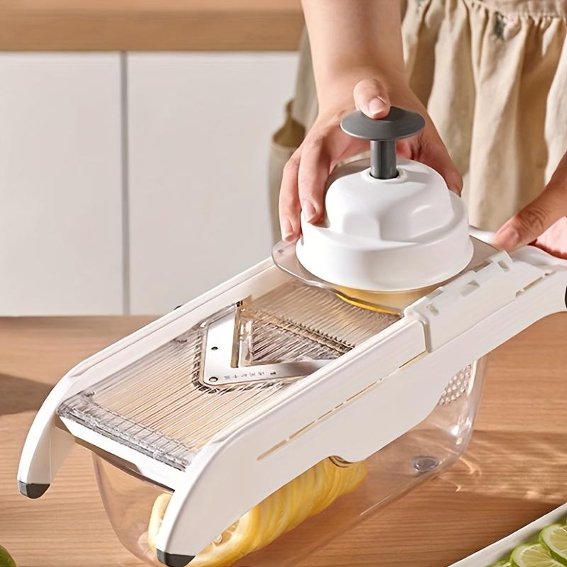 Stainless Steel Vegetable Cutterm,Multifunctional Slicer, Dicer, and Shredder with Adjustable Thickness for Potatoes,Carrots,Vegetable Slicer,Chopper