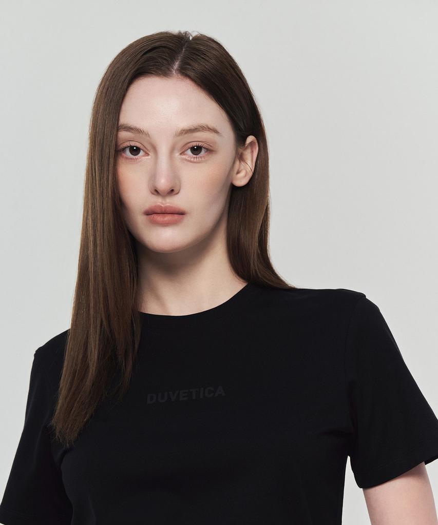 DUVETICA Cassia (Black) (Women'S Short Sleeve T-Shirt)
