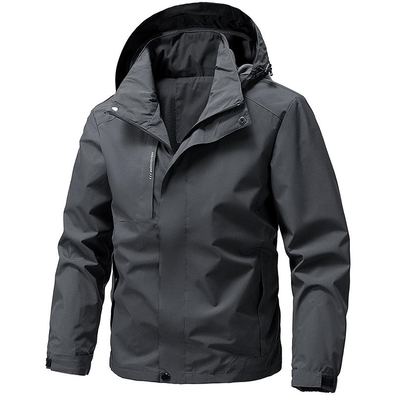 Softshell Windbreaker Men Waterproof Jacket Autumn Spring Outdoor Hooded Coat Sports Hiking Camping Coats Lightweight Jackets
