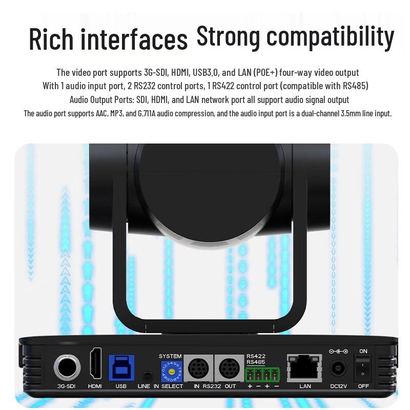 HuiDu KBD-1010 Professional PTZ Camera Control Keyboard for Video Conferencing (CN version)
