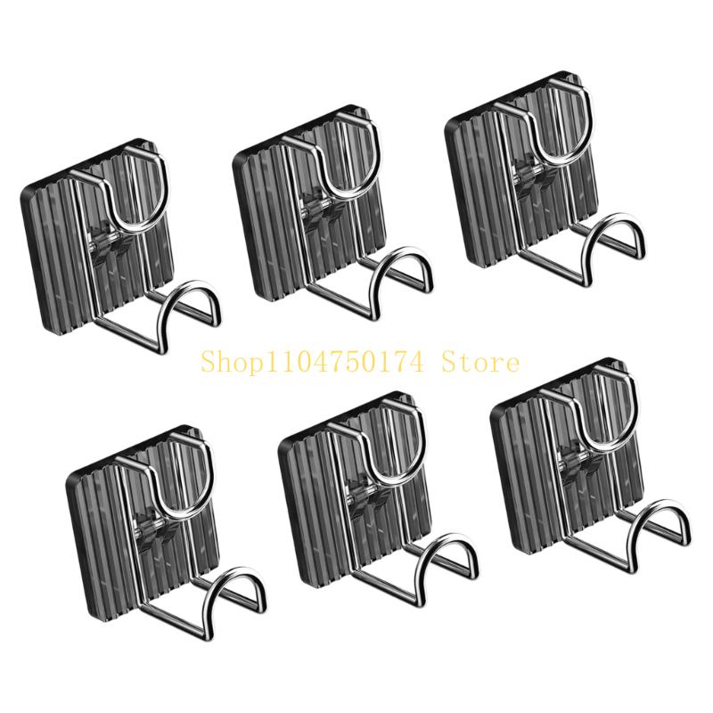 Damage Release Adhesive Hook Strong Hold Bathroom Storage Plastic Hook for Wet Towels Toothbrush Cup Organizing Top Sale