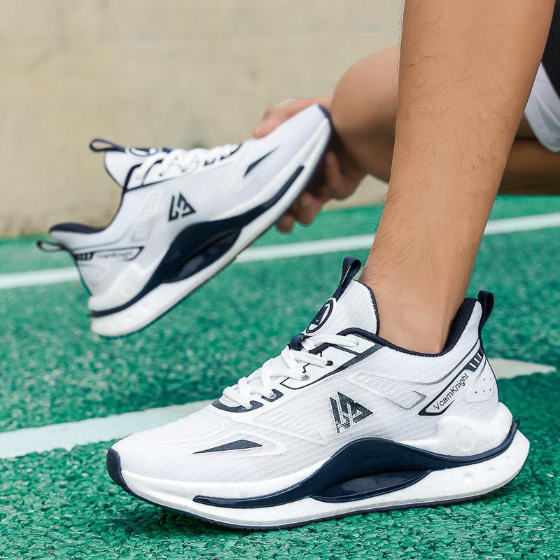 Men's Running Shoes Breathable Man Sports Sneakers Lace Up Comfort Casual Walking Shoes Athletic Training Footwear