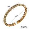 Stainless Steel Twist Wire Open Cuff Versatile Mesh Bracelet for Women