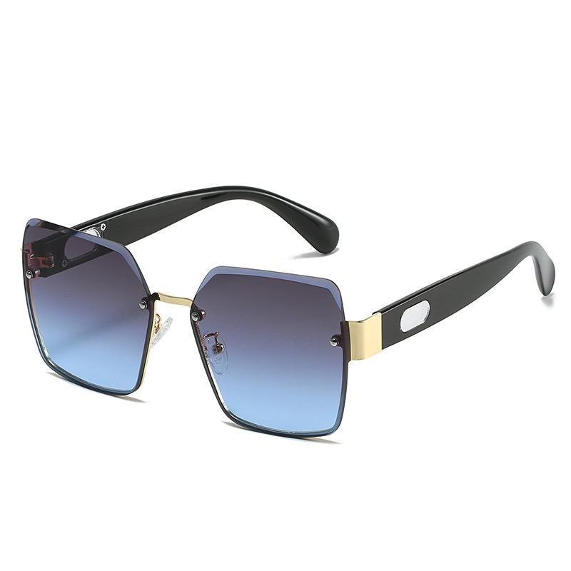 Square Sunglasses, Rimless Glasses Of The Same Style, Colorful Sunglasses Uv400.