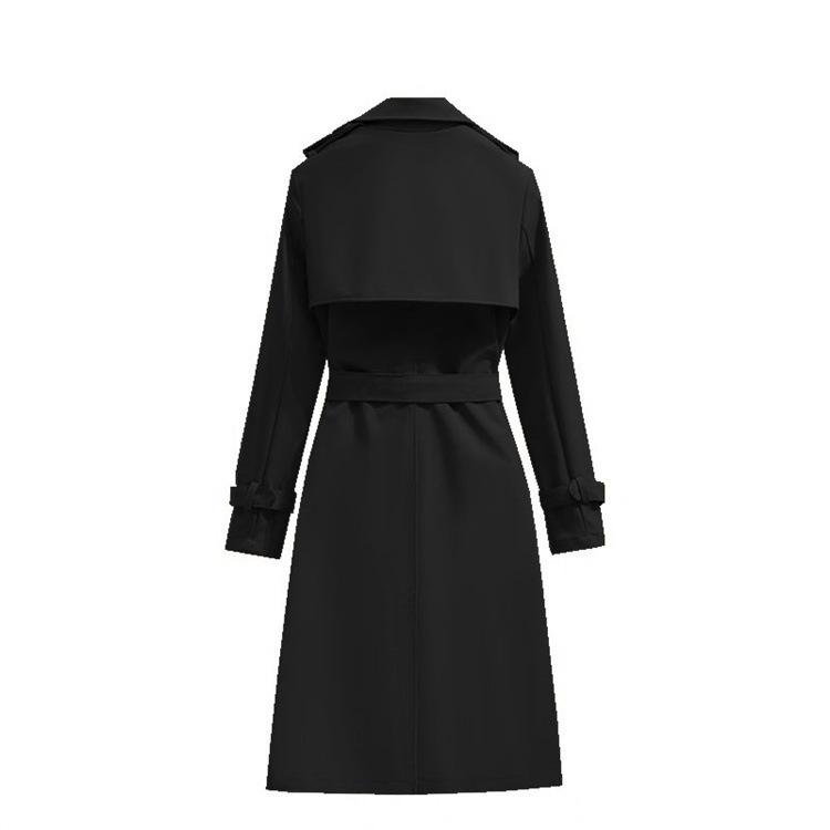 Frühling/Herbst 2025 Damen Koreanischer Stil Mittellange Lässige Windbreakerjacke
