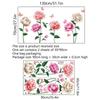 WOHAHA Flower Wall Stylish Removable Wall Pink Flower and Butterfly Living Wall Removable Wall Sticker Decoration Sticker, Decal, Pattern, Room,