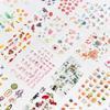 Yuezhen: 3-Piece Japanese Sticker Set - Characters, Plants, Planets, Animals, & Food; 24 Varieties