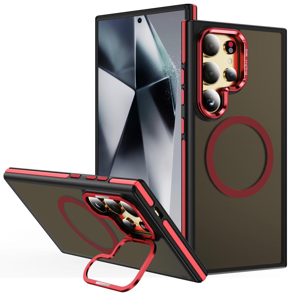 Für Samsung A25 Handyhülle Trend Magnetische Handyhülle Hautgefühl Hardware Objektivhalter Handyhülle