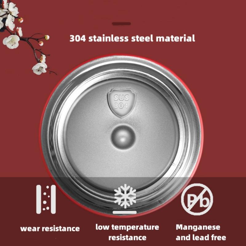 Vakuum Glaskolben Im Chinesischen Stil Mit Temperatur Display Retro Smart Isolierte Wasser Flaschen 304 Edelstahl
