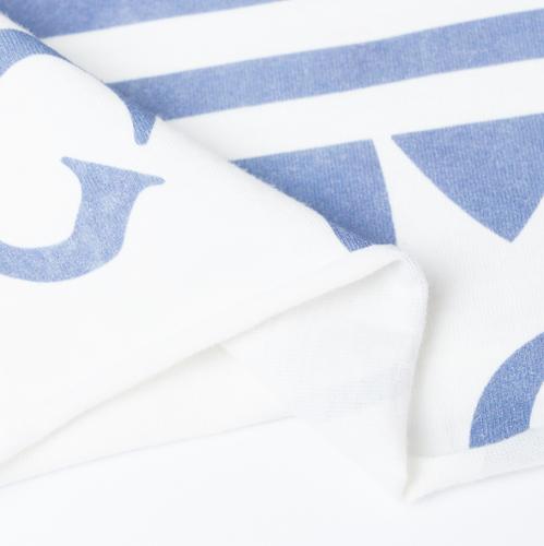 Gucci X SS22 Koszulka Cropped z Nadrukiem LOGO Damska Biała