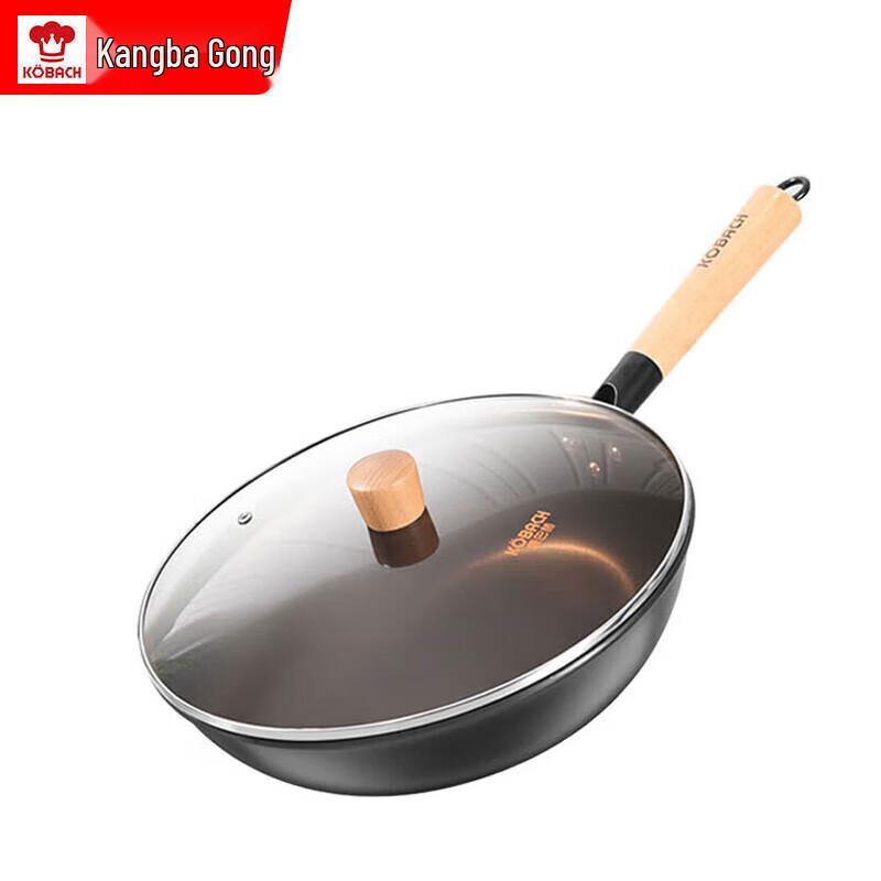 KOBACH 34cm Cast Iron Wok