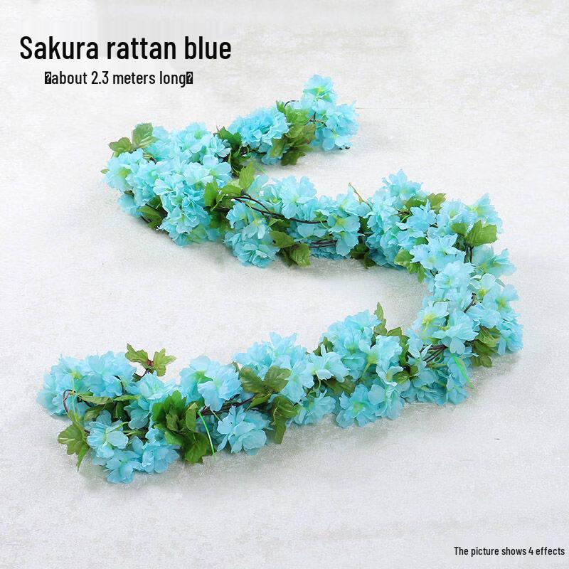 Искусственная синяя ветвь вишни