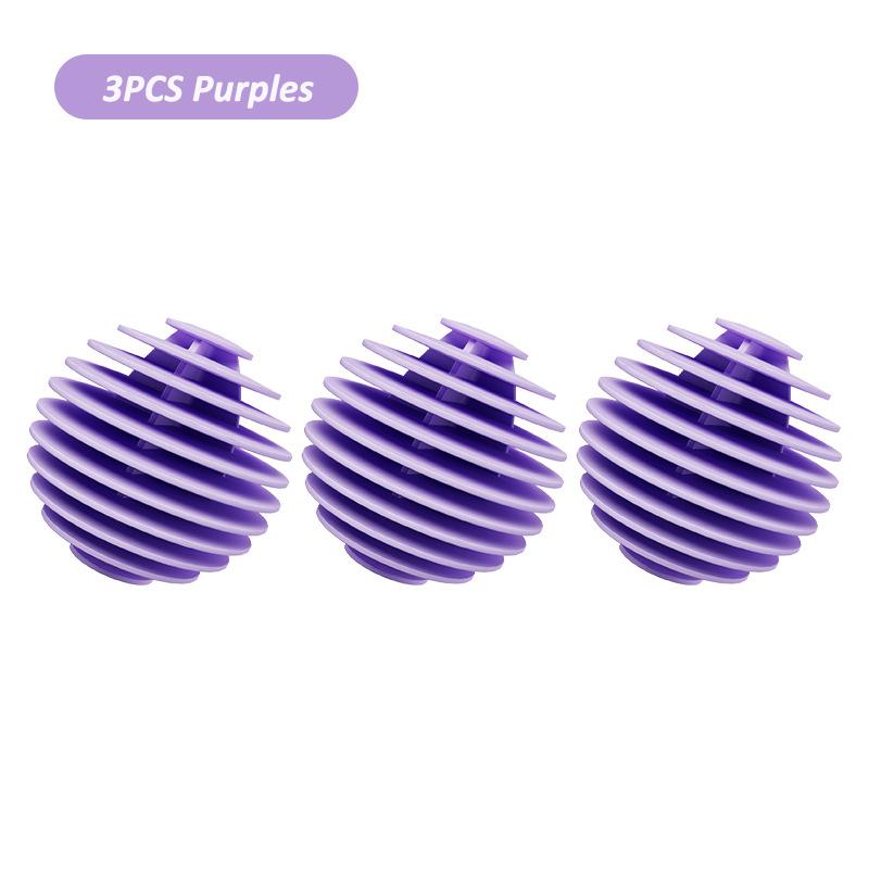 3PCS Reusable Magic Laundry Balls TPR Soft Anti-winding Clothes Cleaning Tools Household Washing Machine Clothes Dryer Balls