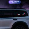 Suction Cup Devil Eyes Car Lights Vibration Lights on Car Warning Light  Car Decoration