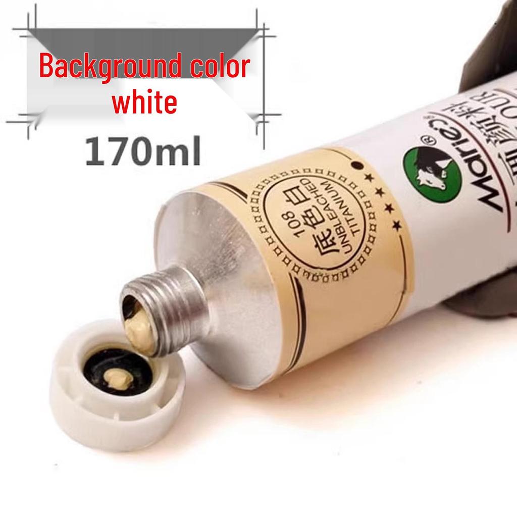 Zinc Titanium White Oil Paint 106 for Artistic Canvas Painting