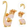 Coffee Dessert Spoon Set European   Elegant   Fruit Scoop  Holder Decorative Tableware