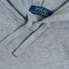 Polo Ralph Lauren Jednolity kolor Logo kucyka haftowane Z kapturem Polar Długi rękaw Bluza męska szara 710740622-004
