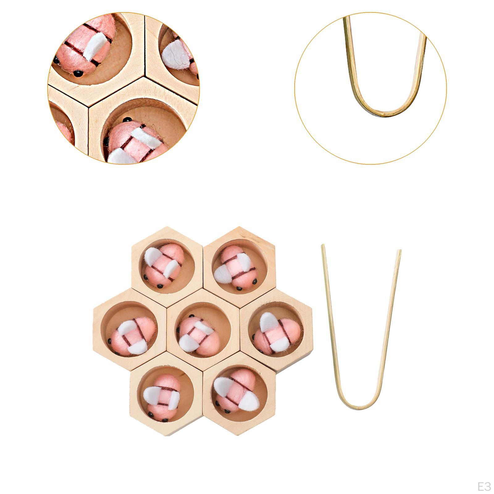 Игрушка-зажим для улья из дерева — фото 5