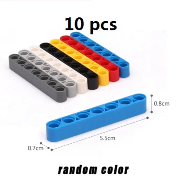 MOC High-tech Beam Thick Series L-shape and Bent Beam DIY Building Blocks Bricks Compatible with Lego High-tech Educational Toy