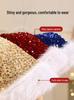 Adult Christmas Sequin Double-Layered Long Fur Hat - Multi-color, Festive Decoration