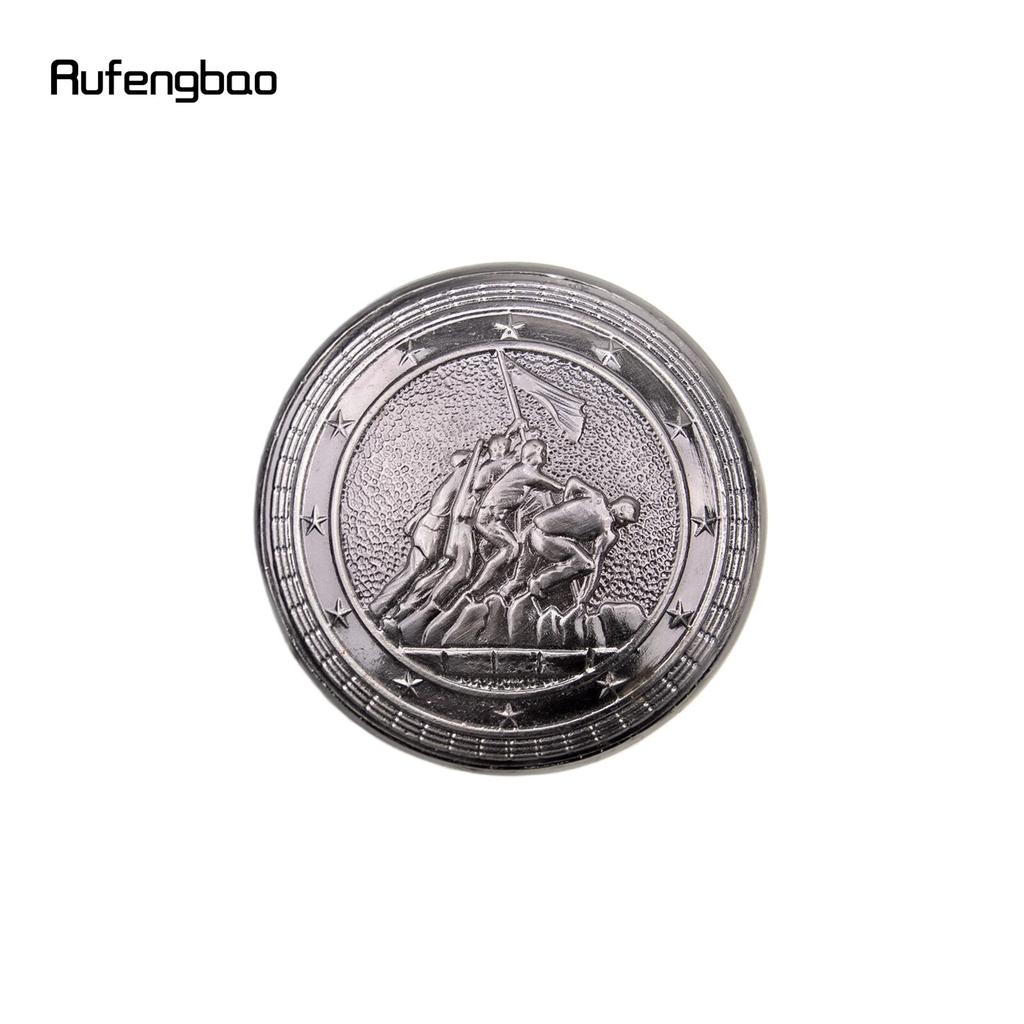 Russia Style Hoise A Flag Totem Relief Walking Cane Fashion Walking Stick Gentleman Luxury Crosier Knob Walking Stick 93cm