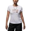 T Shirts Women's White Crew Neck Moderate FN5724-101