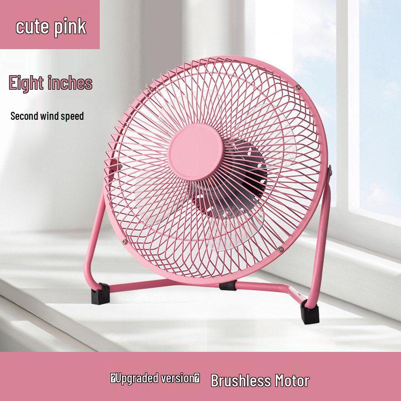 Compact USB Electric Fan for Home, Office, and Dorm - Available In 4, 6, or 8 Inches