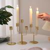 Romantic Candle Holder European Style Iron Candles Stand Long Candle Candlestick  Photo Props