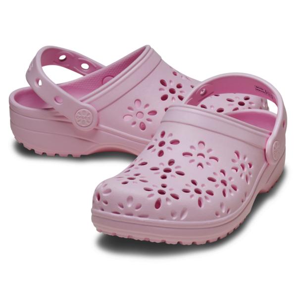 Crocs Classic Floral Cut Out Clogs Kids 210943 0wv
