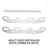 OEM Outdoor Stainless Steel Inline Skate Ice Blade Convertible Roller Skate Frame Removable Wheels for Kids Adults Replacement