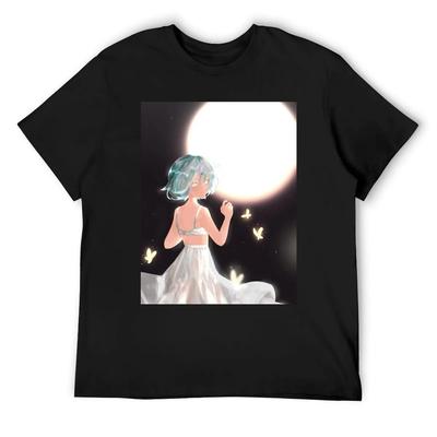 Diamond Moon T-Shirt Oversize T-shirts Man New Edition Graphic T Shirt Vintage Mens Graphic T-shirts Anime