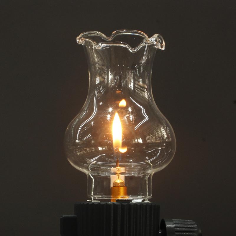 Portable Butane Gas Light,Suitable For Camping,Fishing And Picnic,Compact Outdoor Candle Light With Night Lighting 1Pc