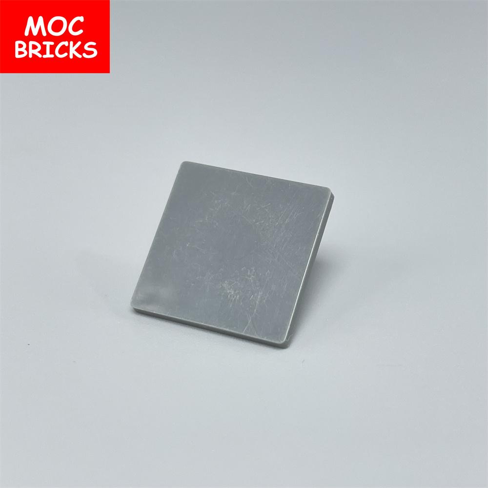 10pcs/lot MOC Bricks Road Sign Clip-on 2 x 2 Square Fit With 30258 15210 Building Blocks Parts Educational Dolls Children's Toys