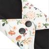 Lot of 5 Washable and Breathable Floral Pattern Sanitary Pads, Made of Super Absorbent and Reusable Cotton, M Panty Liners