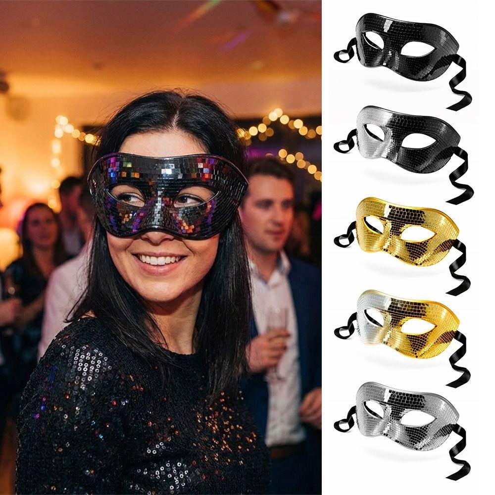 Mirror Eye Covers Masquerade Mask Bright Eye Mask Fashion Mardi Gras Mask  Cosplay Masquerade
