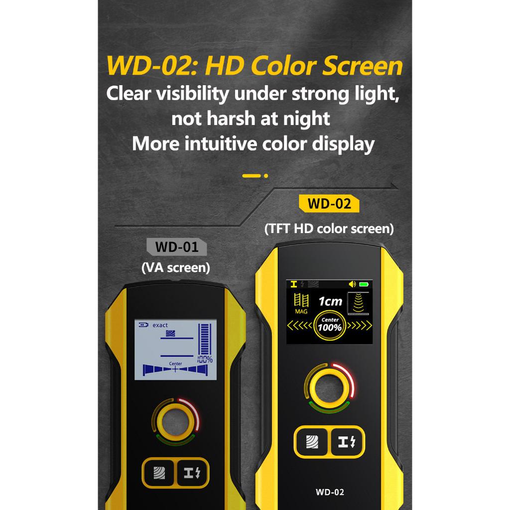Scanner Precise Safe Drill Hole Tools for AC Live Cable Wires Metal Wood Stud Finder Portable Wall Detector