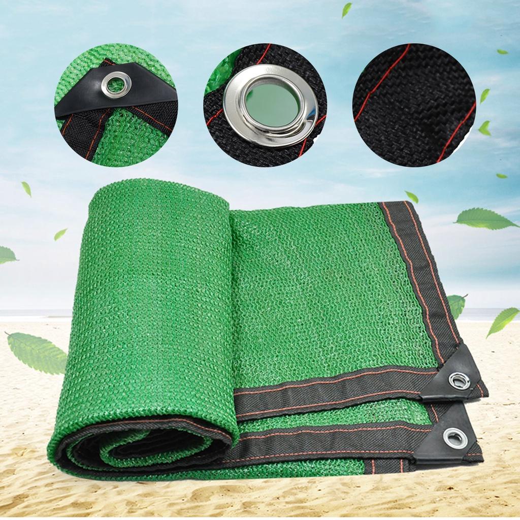 6 Stitches Green Garden UV Protection Sunshade Sun Shade Net Sail Awning Canopy Cloth Cover Outdoor SunProof Green