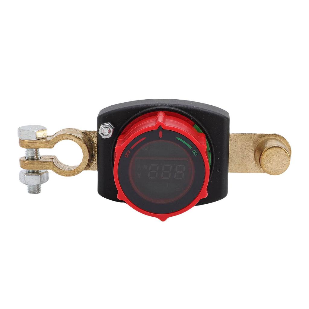 Oberer Pol Batterie-Trennschalter LED-Anzeige Drehbare Einstellung Batterie Ein Aus Schalter für Wohnmobil LKW Auto Yacht