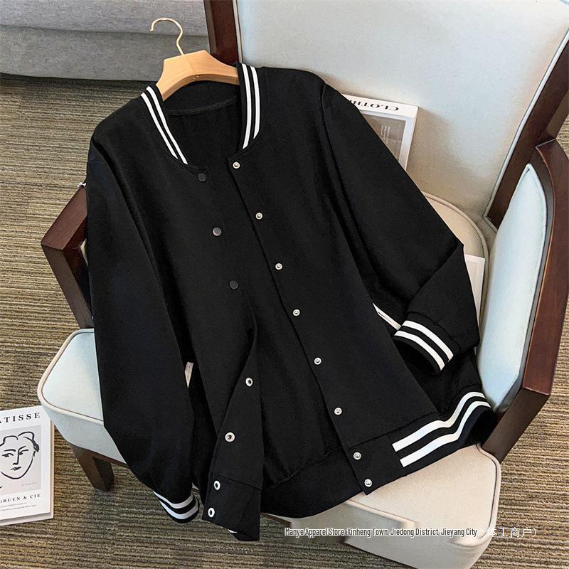 Unisex Korean Style Baseball Jacket - Cool, Versatile Hong Kong Trend for Spring, Summer, Autumn